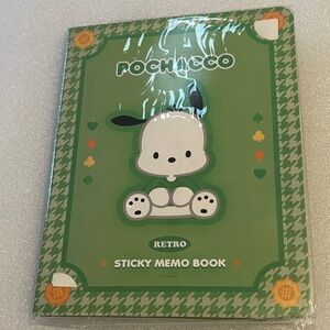 SANRIO FOR HELLO KITTY- POCHACCO XL POST IT NOTES BOOK NIP